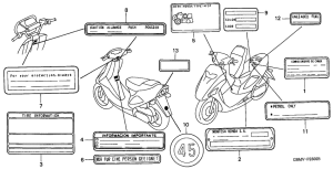 SFX50SMM Лейбл предостережения