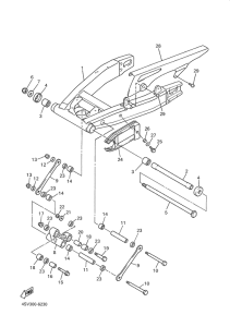 YZF1000R Бугель