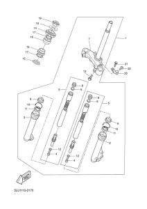 CW50 Передняя вилка