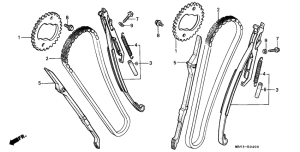 PC800 Цепь грм / натяжное устройство