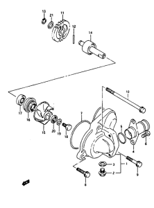 RG125 Водяная помпа