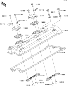 ZR1000 Крышка головки цилиндров