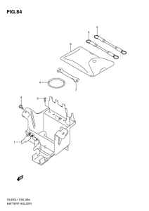 DL650 Аккумулятор holder
