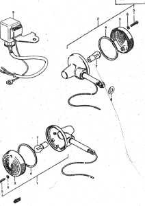 RV50 Поворотники