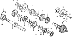 CB750 Трансмиссия