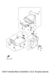 FZR600RE Сиденье
