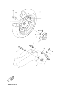 CW50 Переднее колесо