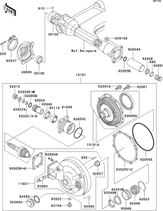ZL600 Drive shaft / final gear(1 / 2)