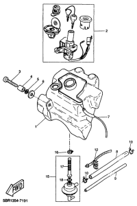 YQ50 Топливный бак