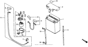 VFR750F Аккумулятор