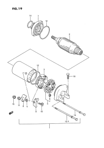 GSX1100 Стартерный мотор