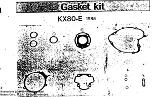  Комплект прокладок