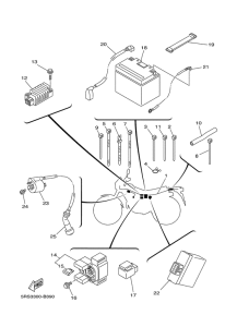 TW125 Электрика 1