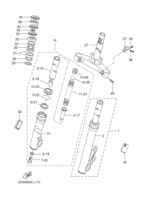 CW50 Вилка передней оси