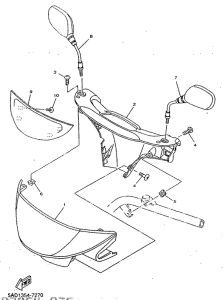 YN50R Обтекатель 1