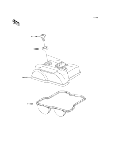  Крышка головки цилиндров