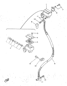 SR250 Главный тормозной цилиндр