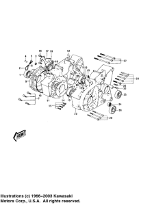 MC1 Картер двигателя
