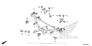 GL1800 Кронштейн крепления 