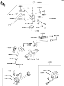 ZX600 Handlebar(1 / 2)(e10-e12)