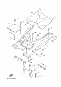XC125E スタンド & フートレスト