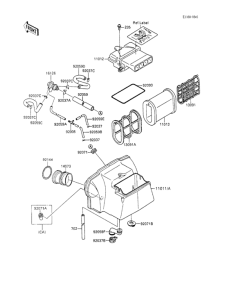 ZX600 Воздушный фильтр