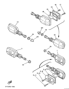 XT350 Поворотники