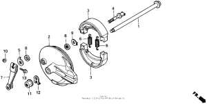  Задний тормоз