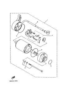 YD125S ｽﾀｰﾃｲﾝｸﾞﾓｰﾀ