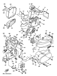 XVS1100 Боковые обтекатели