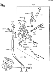 AR125S Главный тормозной цилиндр