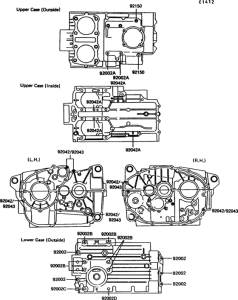 EX305 Болты крепления картера