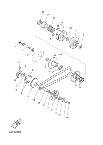 CW50RS Сцепление