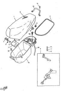 CW50RS Сидение