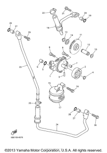 YZ426FM Масляный насос