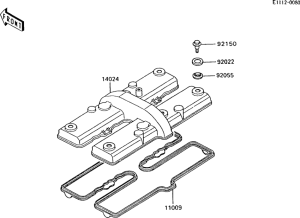 ZX600 Крышка головки цилиндров