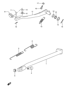 DR250 Подножки