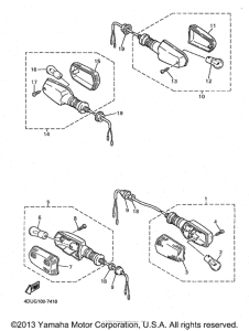 XJ600SK Поворотники