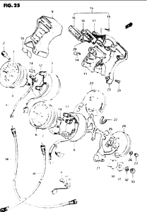 GS1100 Спидометр-тахометр