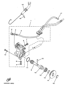 TDR125 Масляный насос