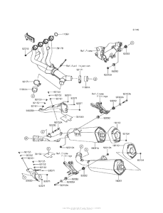 ZX1400 Глушитель