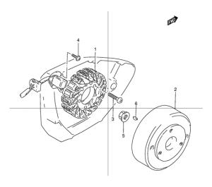 TU125 Зажигание