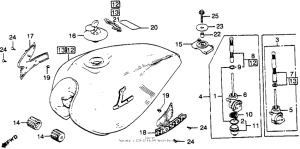 CB900 Топливный бак