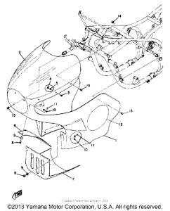 TZ750A Обтекатели