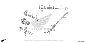 NPS50 Распределительный вал и клапана
