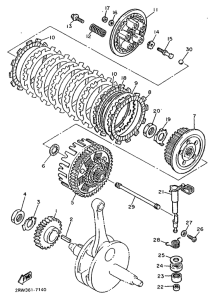 TT600S Сцепление