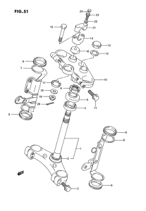 GSX1100 Траверса нижняя