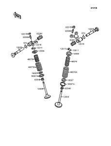 EN400 Rocker arms / valves