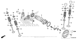  Распределительный вал и клапана