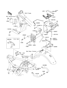 EJ650 Рама ,крепежные детали